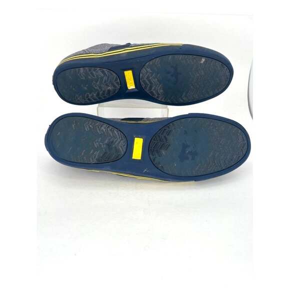 Polo Ralph Lauren Fenton Low Top Sneakers Men’s 11D Gray Canvas Navy‎ Trim - Picture 5 of 7